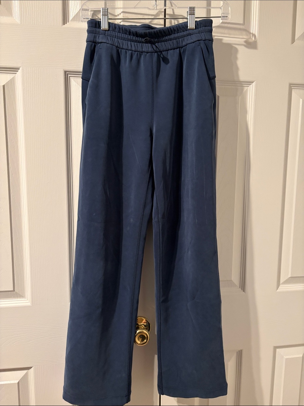 lululemon athletica Navy Blue Wide-Leg Track Pants